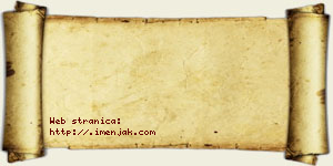 Jesenka Zarić vizit kartica